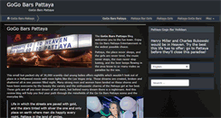 Desktop Screenshot of gogobarspattaya.net