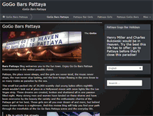 Tablet Screenshot of gogobarspattaya.net